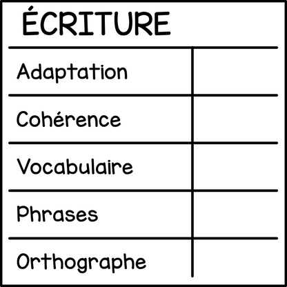 Écriture (grille)