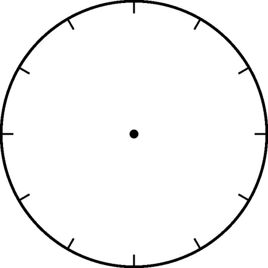 Analog Clock (No Numbers)