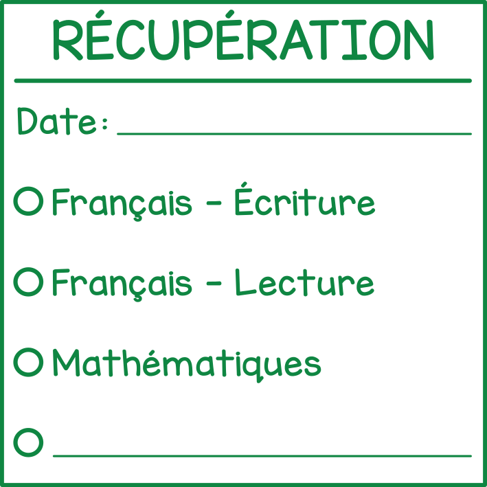 Récupération